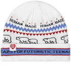 Human Made Men's Jacquard Beanie in White