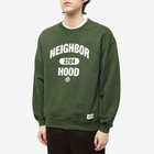 Neighborhood Men's College Logo Crew Sweat in Green