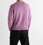 UNDERCOVER - Distressed Knitted Sweater - Pink