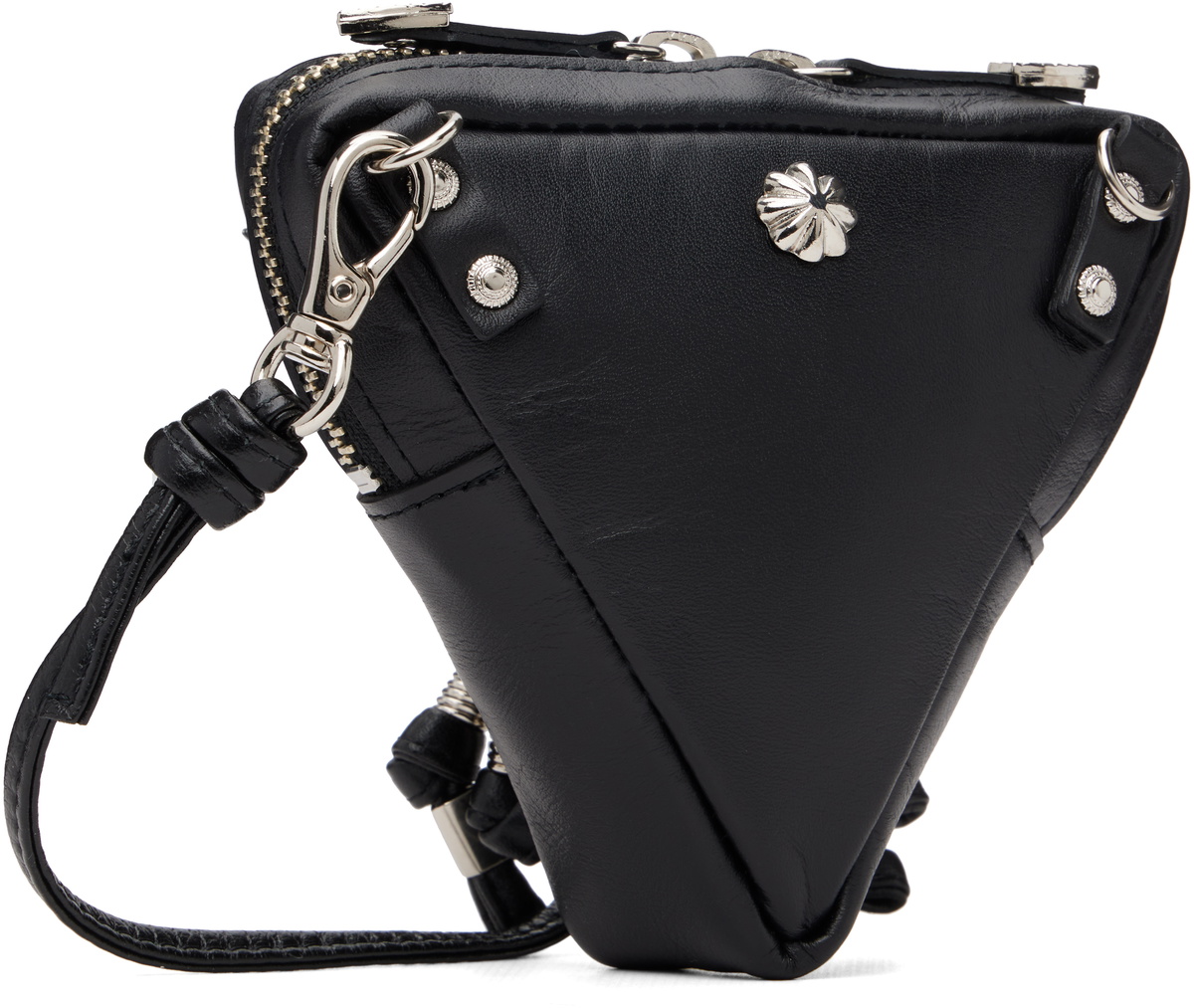 Toga Virilis Black Triangle Shoulder Bag Toga Virilis