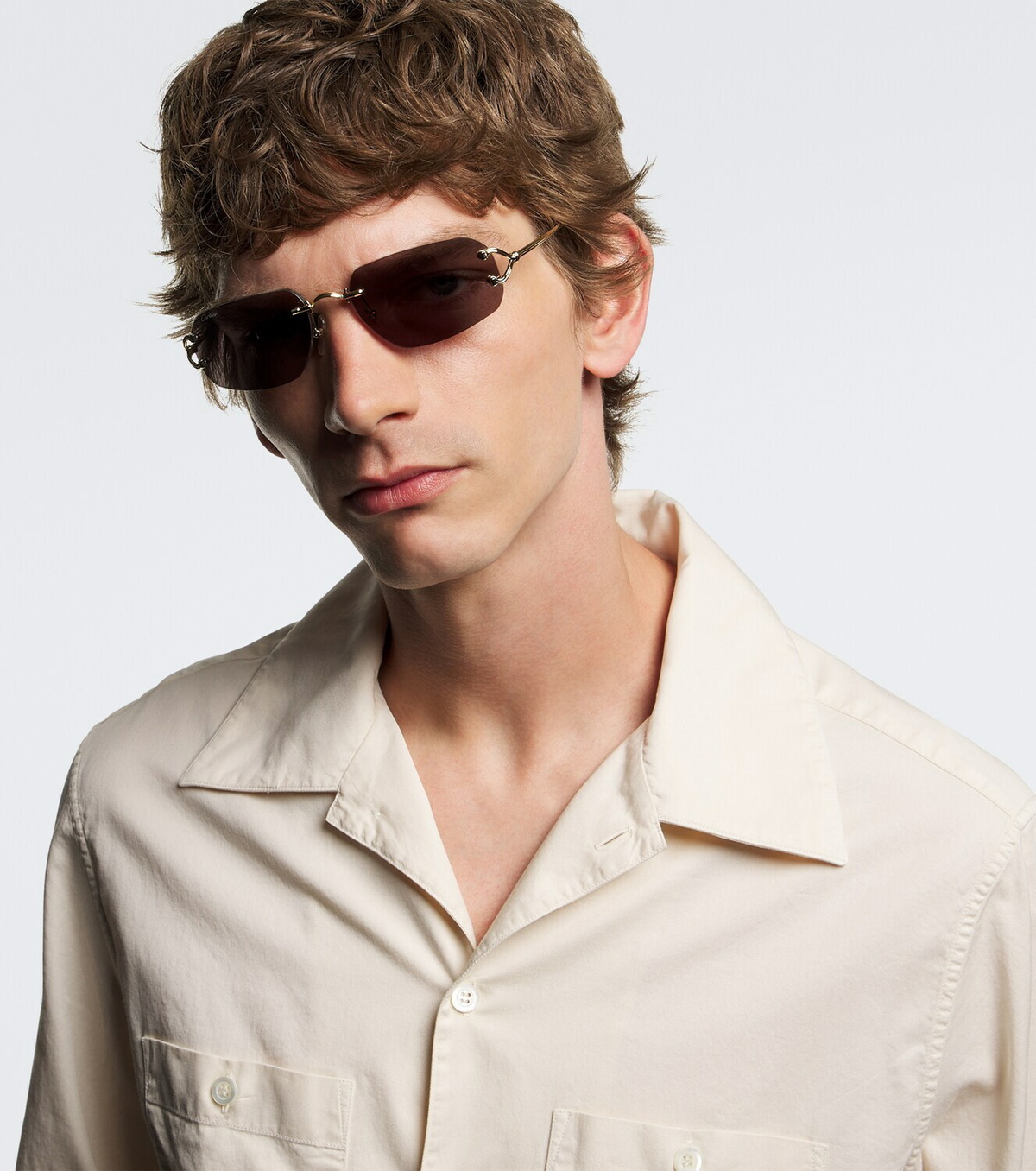 Cartier Eyewear Collection Signature C rectangular sunglasses