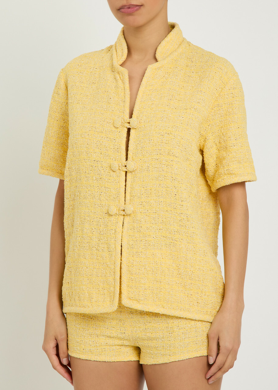Liberowe Hetty Tweed Shirt Yellow