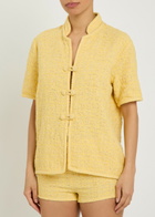 Liberowe Hetty Tweed Shirt Yellow
