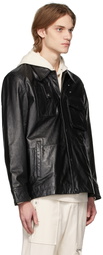 Helmut Lang Black Leather Jacket