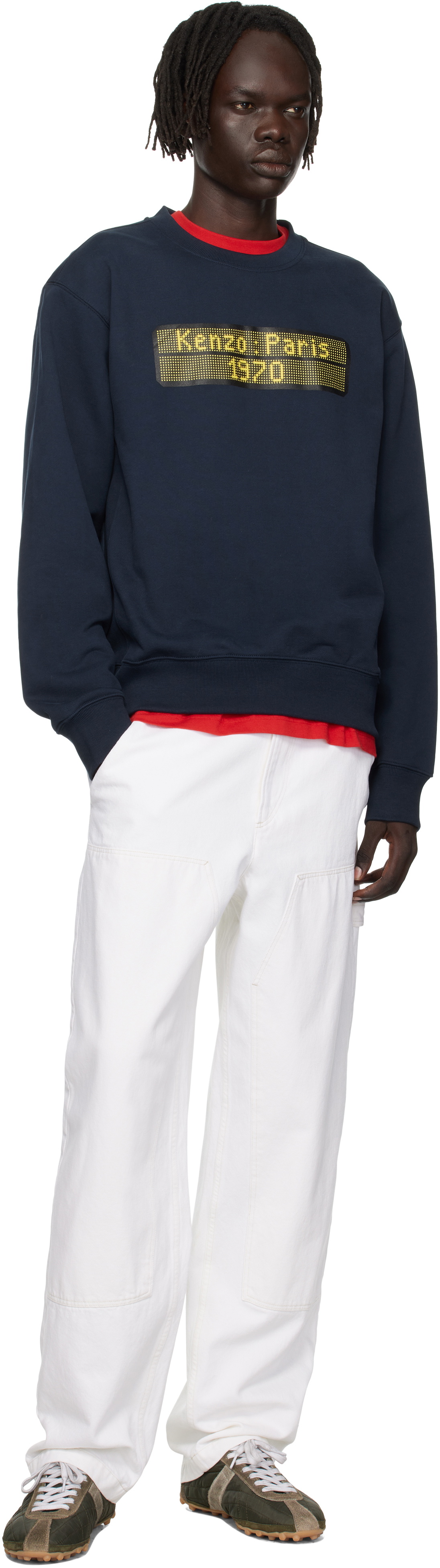 Kenzo Navy Kenzo Paris 'KENZO City' Sweatshirt