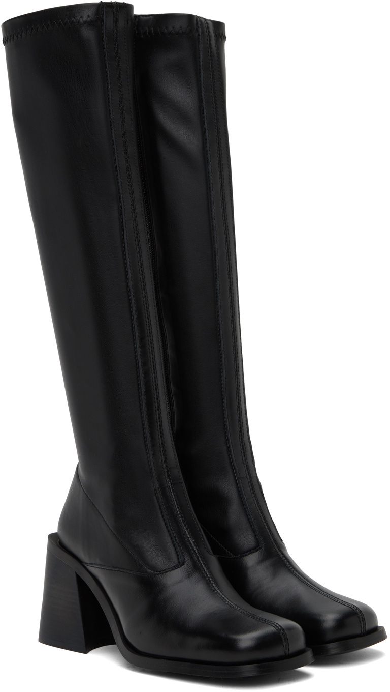 Justine Clenquet Black Eddie Boots