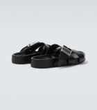 Balenciaga Belt leather mules