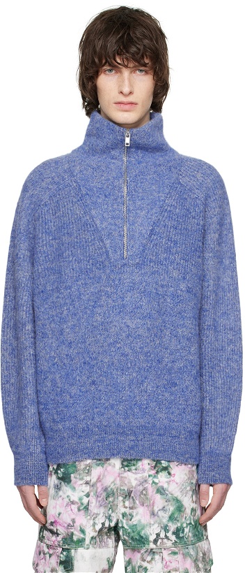 Photo: Isabel Marant Blue Bryson Sweater