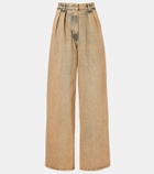 Alanui Desert Rose wide-leg jeans