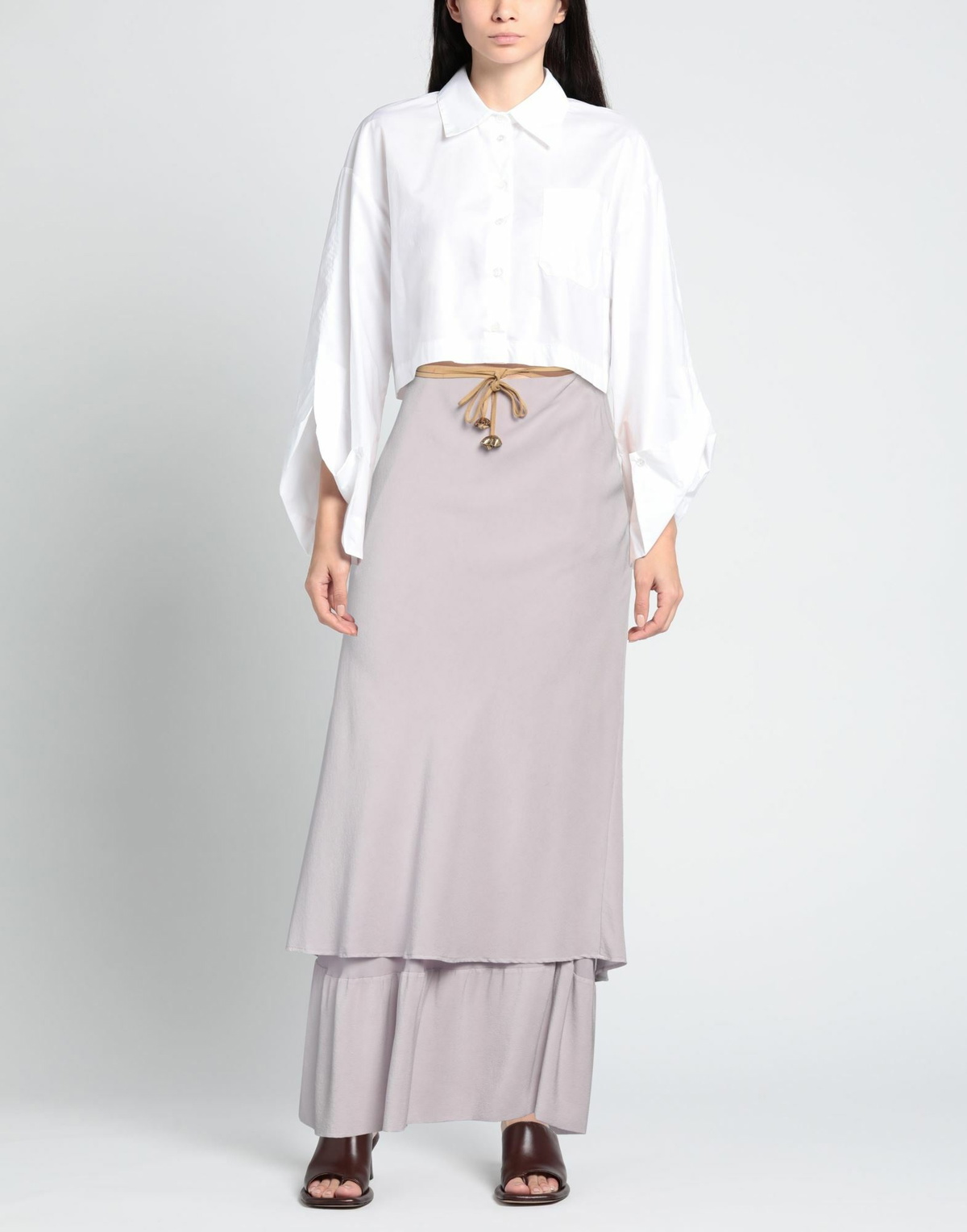 Quira Womens Maxi skirt Lilac