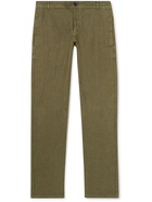 Vilebrequin - Panache Slim-Fit Slub Linen Trousers - Green