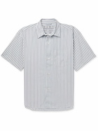 mfpen - Throwing Fits Striped Cotton Shirt - Blue