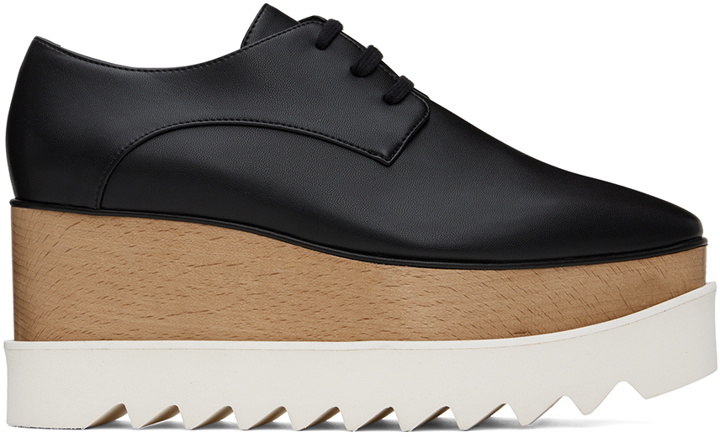 Photo: Stella McCartney Black Elyse Platform Derbys