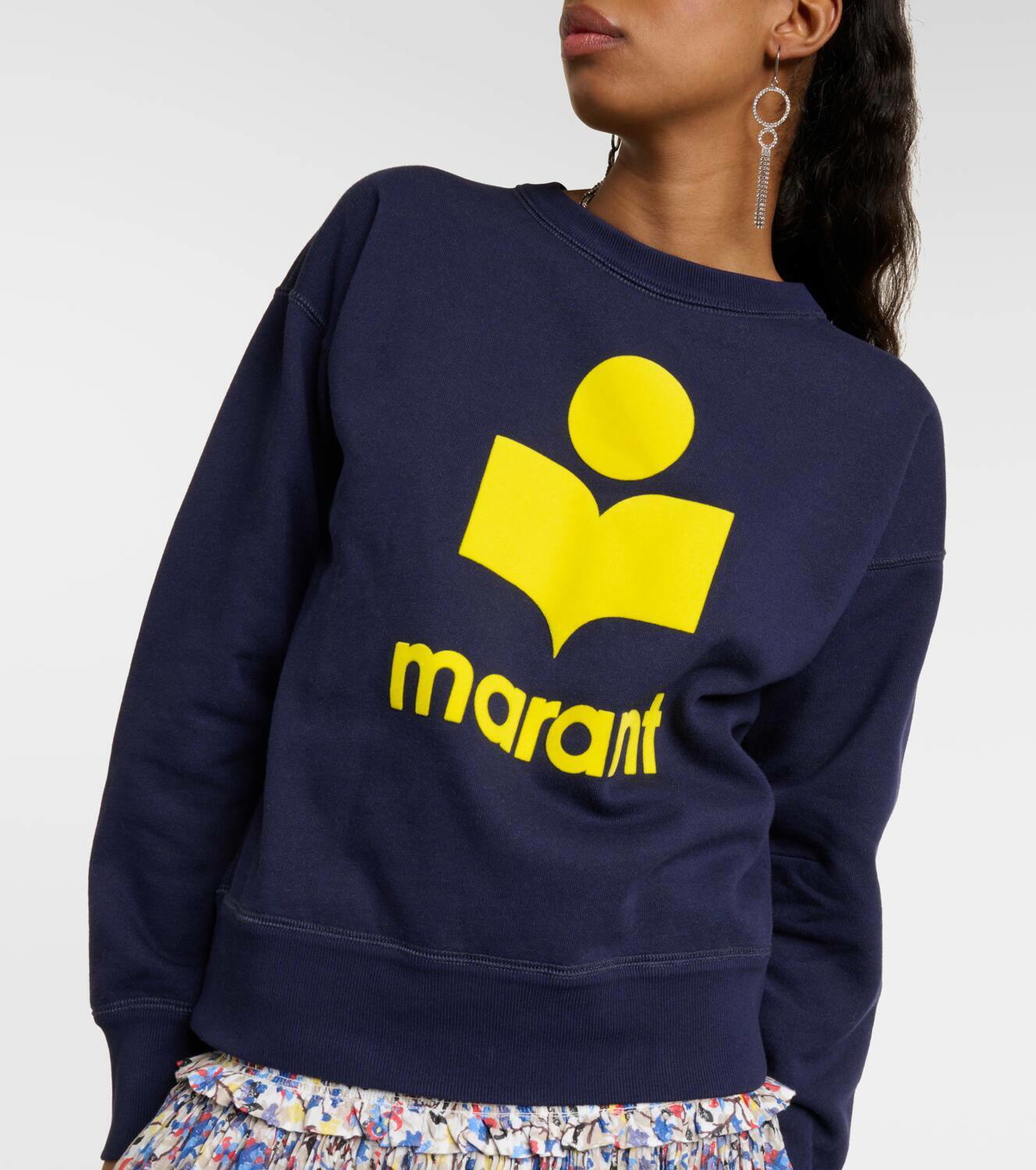 Marant Etoile Moby logo jersey sweatshirt Isabel Marant Etoile