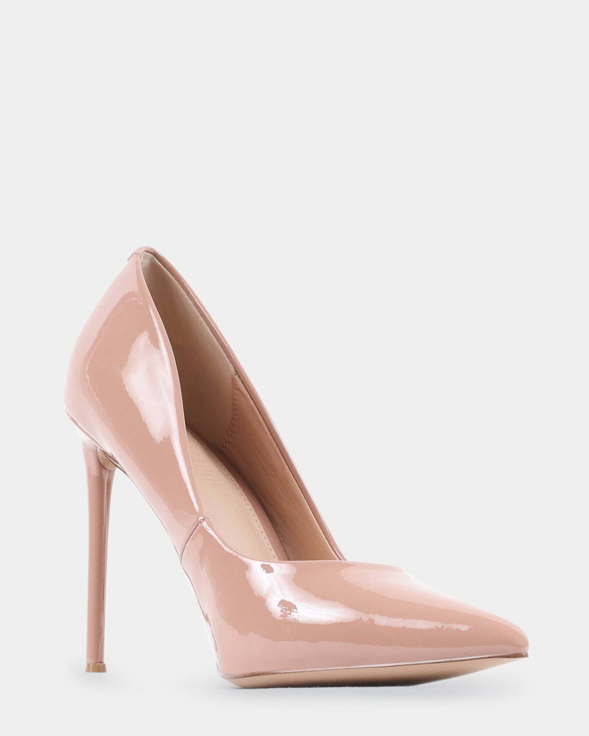 Steve Madden Vida Heels in Blush Patent