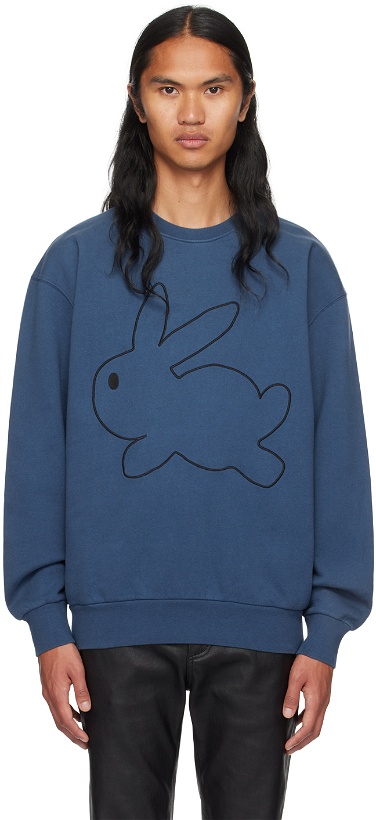 Photo: JW Anderson Blue Bunny Sweatshirt