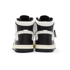 Amiri Black and White Skeleton High-Top Sneakers