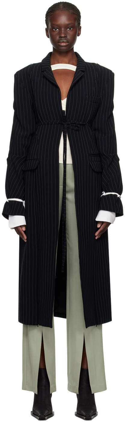 SRVC Black Slash Coat