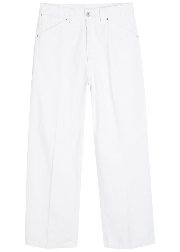 Photo: Lemaire Wide-leg Denim Jeans White