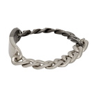 Maison Margiela Gunmetal Chain Bracelet