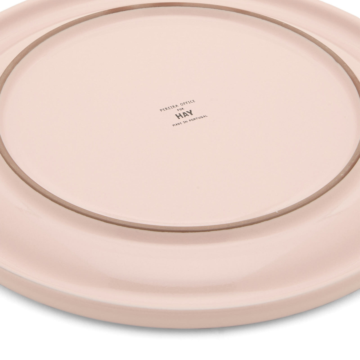 HAY Barro Dinner Plate - Set of 2 in Pink 