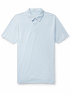 Derek Rose - Ramsay Stretch-Cotton and TENCEL™ Lyocell-Blend Piqué Polo Shirt - Blue