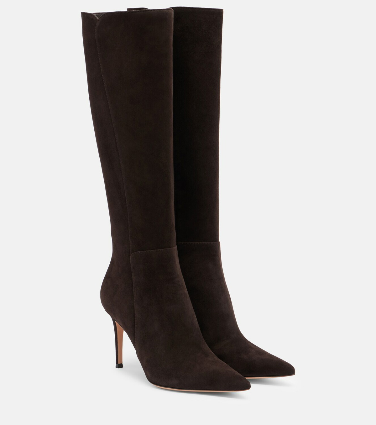 Gianvito Rossi Suede knee-high boots