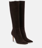 Gianvito Rossi Suede knee-high boots