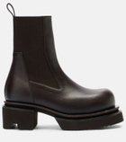 Rick Owens Beatle 60 leather platform Chelsea boots
