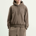 MM6 Maison Margiela Men's Logo Fleece Sweatshirt in Taupe