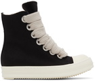 Rick Owens Drkshdw Black Jumbo Lace High-Top Sneakers