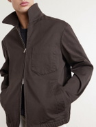 Barena - Cotton-Blend Gabardine Blouson Jacket - Brown