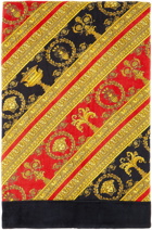 Versace Red Medusa Beach Towel