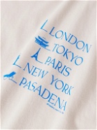 Pasadena Leisure Club - Landmarks Logo-Print Cotton-Jersey T-Shirt - Neutrals