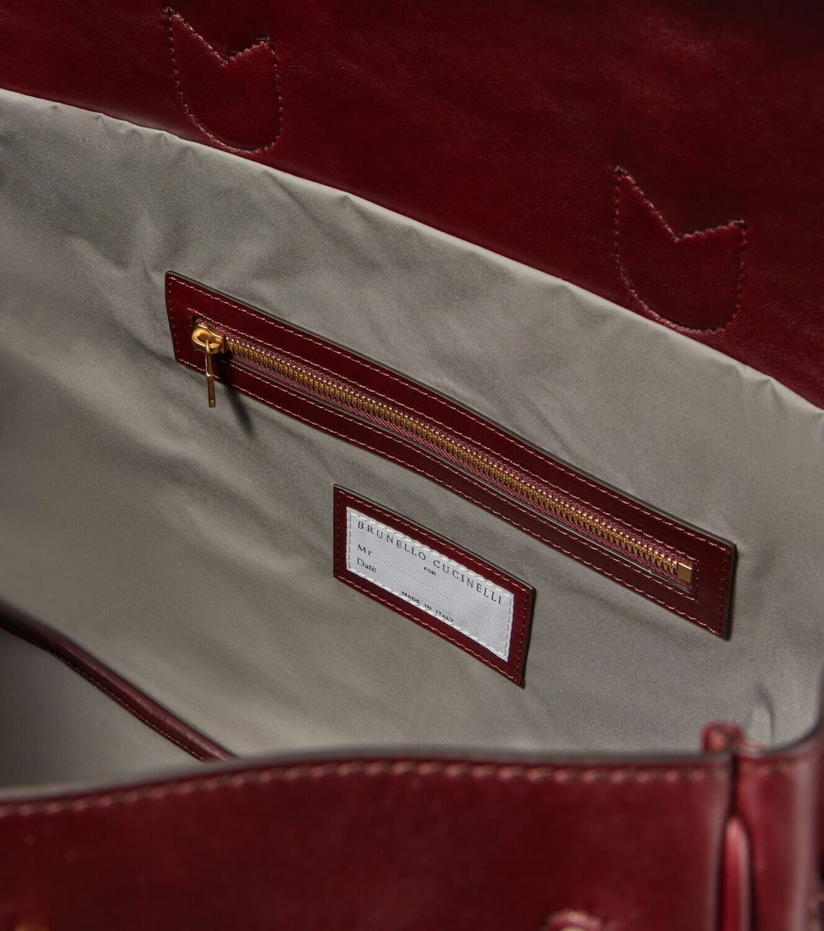 Brunello Cucinelli Leather duffel bag