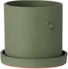 Rami Kim Studio Green Mini Face Planter Set