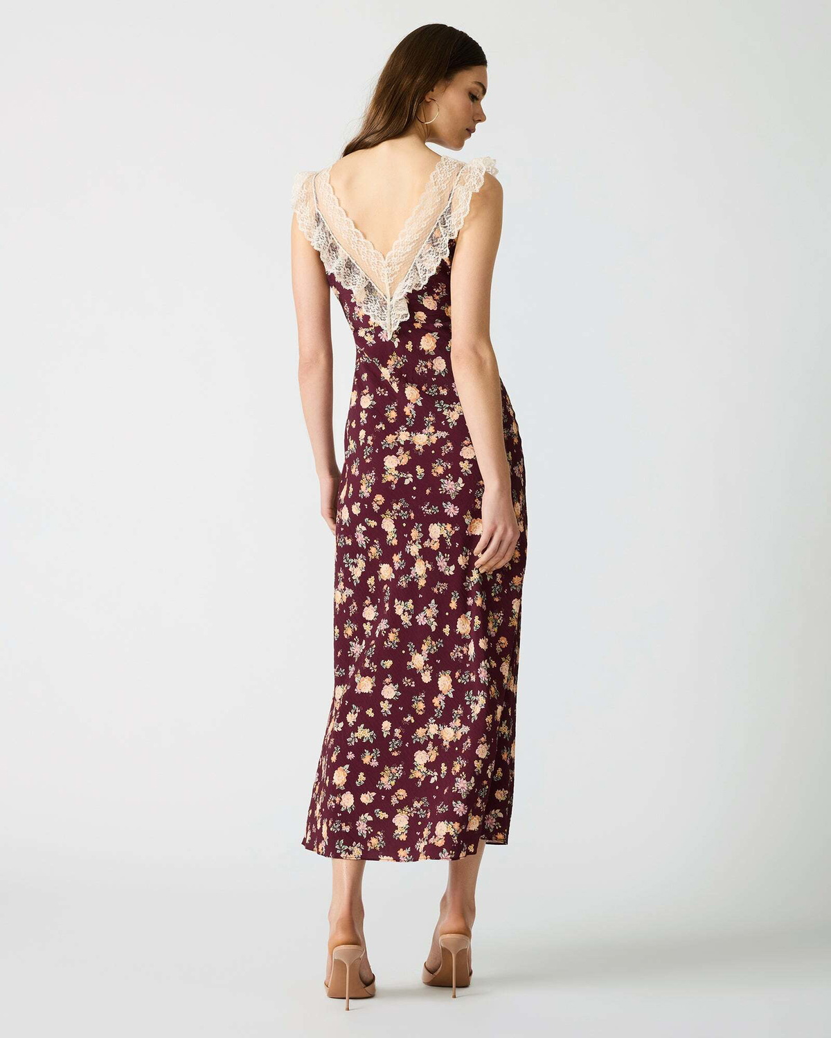 Steve Madden Lisella Dress in Wine