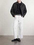 A.PRESSE - Cotton and Cashmere-Blend T-Shirt - Black