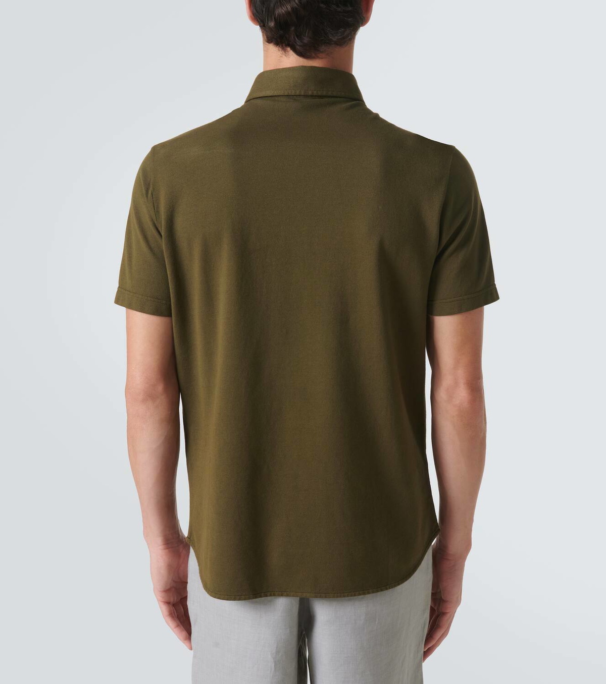 Loro Piana Cotton piqué polo shirt