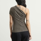 Rick Owens Women's Athena One Shoulder Top in Dust