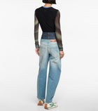 Loewe High-rise tapered jeans