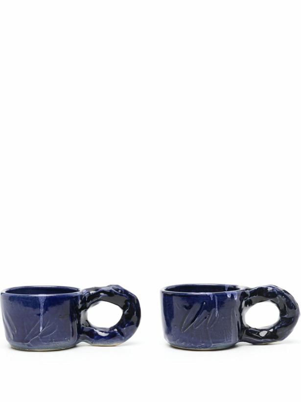 Photo: NIKO JUNE Blue Studio Ceramic Cup Set