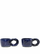NIKO JUNE Blue Studio Ceramic Cup Set