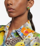 Loewe - Anagram sterling silver earrings