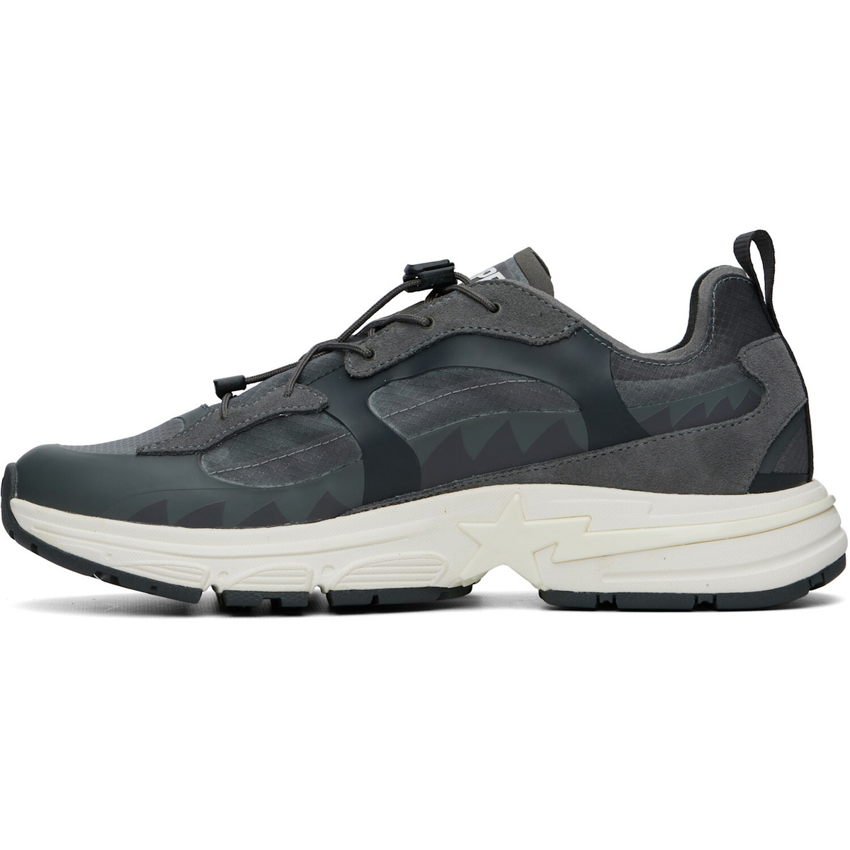 BAPE Gray Kazuki Kuraishi Edition Shark STA Sneakers