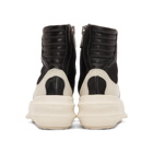 D.Gnak by Kang.D White and Black Curved High-Top Sneakers