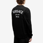 Versace Men's Milano L/S T-Shirt in Black