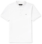 rag & bone - Logo-Embroidered Cotton-Blend Piqué Polo Shirt - White