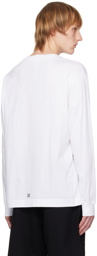 Givenchy White College Long Sleeve T-Shirt