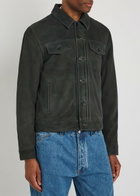 Officine Générale Liam Suede Jacket Grey